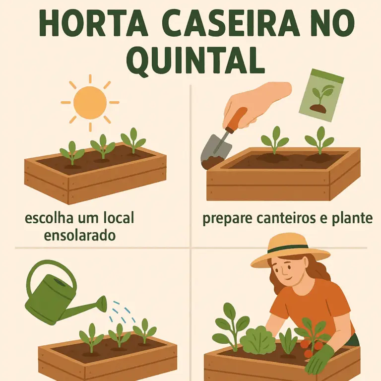 Como Criar uma Horta Caseira no Quintal