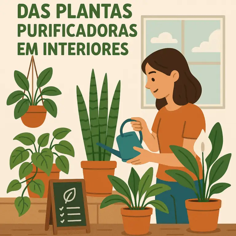 Como Cuidar das Plantas Purificadoras em Interiores: Guia Prático