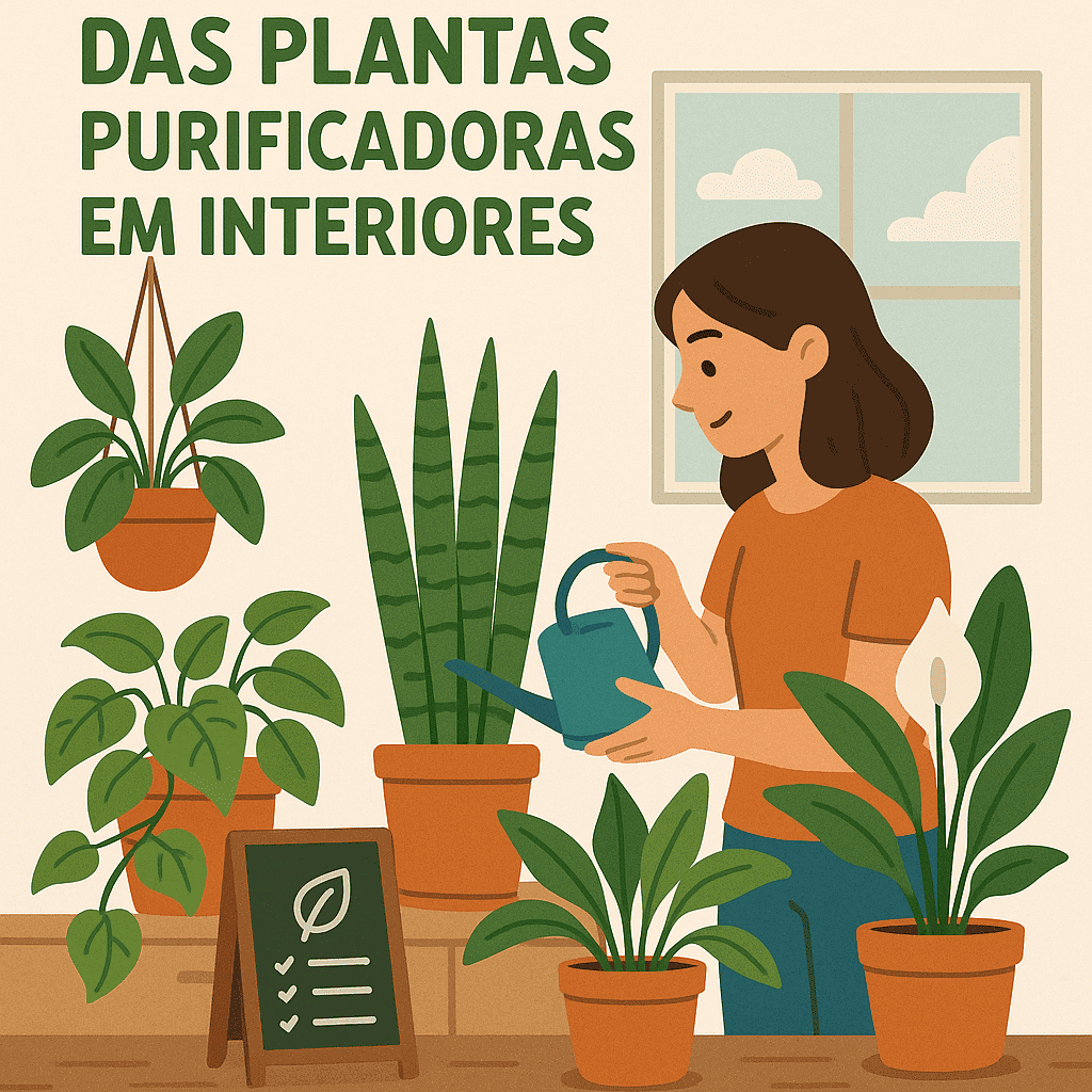Como Cuidar das Plantas Purificadoras em Interiores