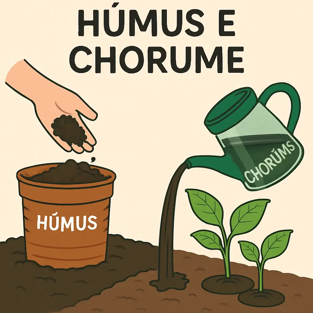 Como Usar Húmus e Chorume