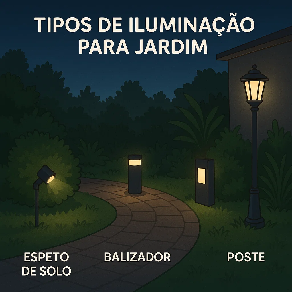 Tipos de Iluminação para Jardim