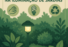 Cuidados e Sustentabilidade na Iluminação de Jardins