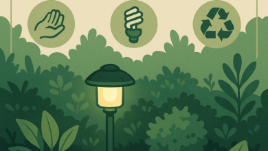 Cuidados e Sustentabilidade na Iluminação de Jardins
